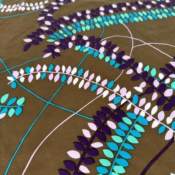 vintage louis feraud designer silk scarf neckerchief square hand rolled art 60s - Picture 5 of 8